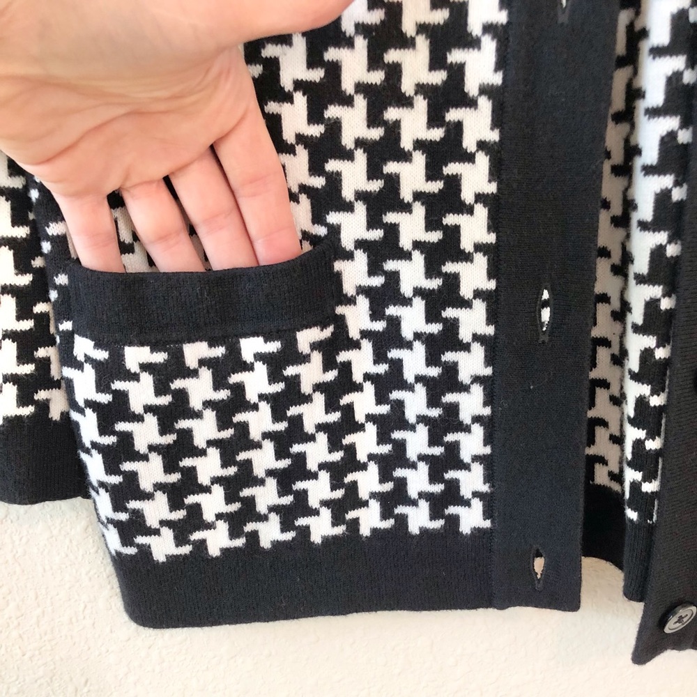 LAND’S END Houndstooth Jacket - Picture 4 of 7
